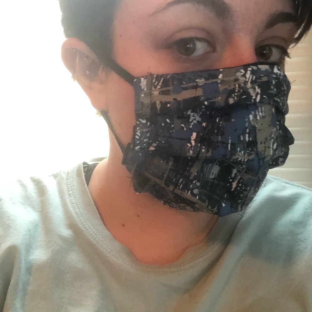 4 handmade face masks